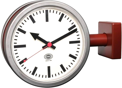 Dulton double face wall clock - double,