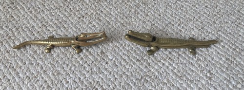 Vintage pair brass - of,
