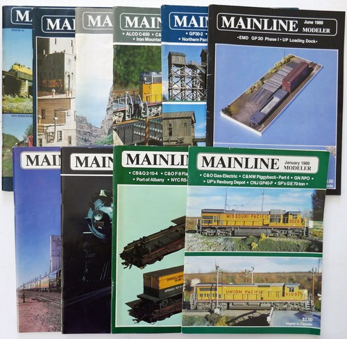 1989 mainline modeler - mainline, railroad