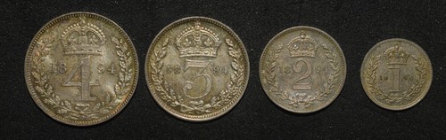 1894 maundy set - 1894, set.