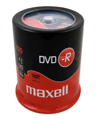 Maxell dvd blank discs - discs, 4.7gb