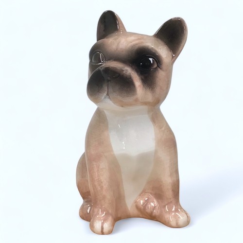 Ceramic french bulldog - ceramic, money