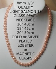 QUALITY GLASS PEARL NECKLACE