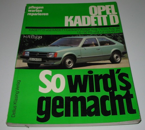Reparaturanleitung opel kadett - reparaturanleitung,