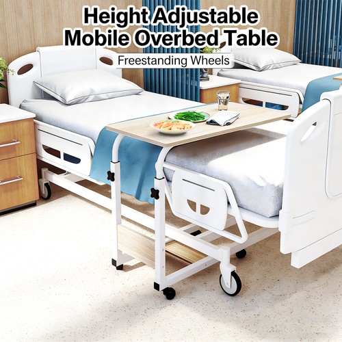 Height adjustable overbed - height,