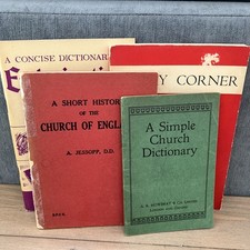 4 x Vintage Christianity books - A Short History of the C of E, Query Corner etc