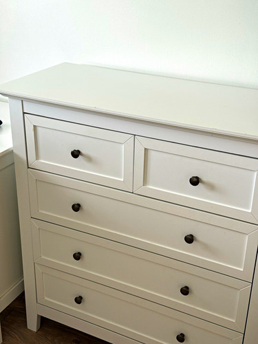 Drawer white painted chest - 5,