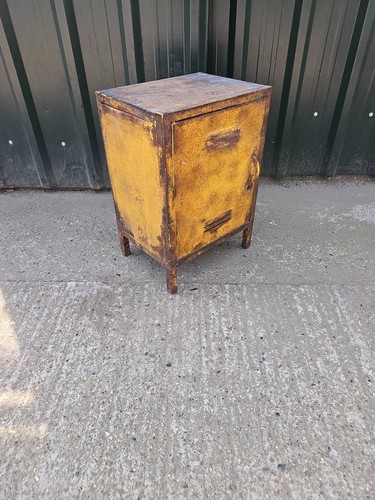 Vintage yellow cabinet - yellow,
