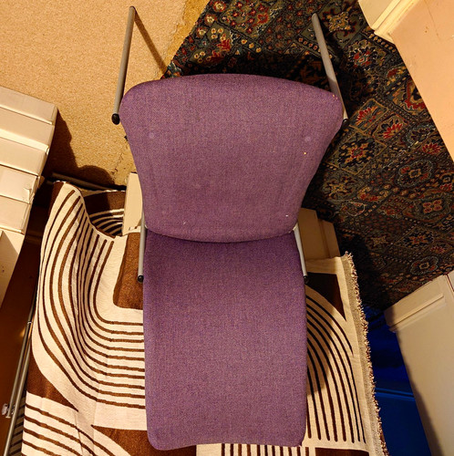 Purple upholstered fabric - upholstered,