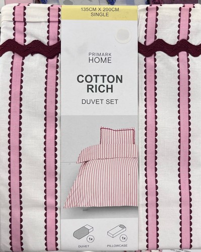 Pink striped ric - ric, rac