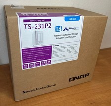 QNAP TS-231P2 - 2-Bay NAS with pre-installed 4TB WD Red HDDs (2x2TB) – 1GB RAM