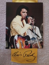 ELVIS PRESLEY SIGNATURE GOLD