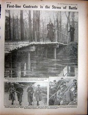 Original Old Antique Print Ww1 1916 Bird Cages French Siers Crematorium Coke