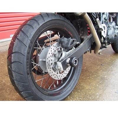Swingarm protectors black - swingarm,
