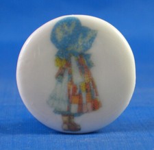  China Button -- Holly Hobby - One Inch Size ( 25 mm )
