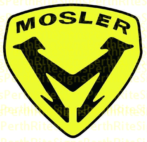 Mosler sticker 80mm length - sticker,