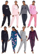 Ladies Fleece Pyjamas Fluffy