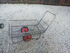 Heavy Duty  Garden Center / Marina Trolley  Galvanised Steel 3' X 2' Basket