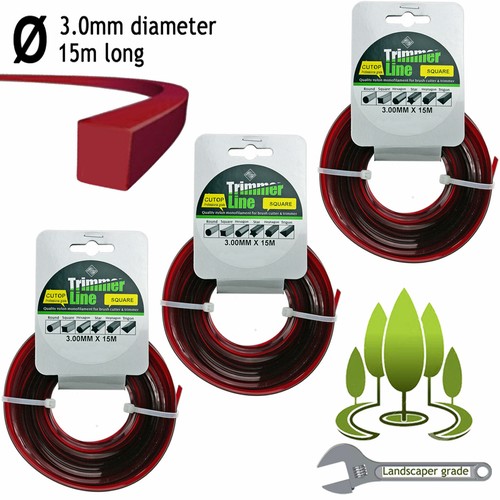 15m 3mm strimmer spool - x,