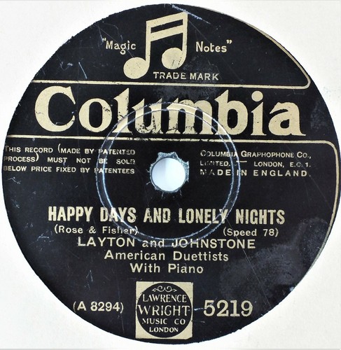 78rpm 5219 1929 - 10”,