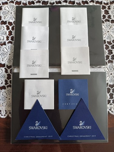 Swarovski 2010 ornaments - 10, x