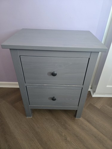 Ikea hemnes grey drawer - grey, 2-drawer