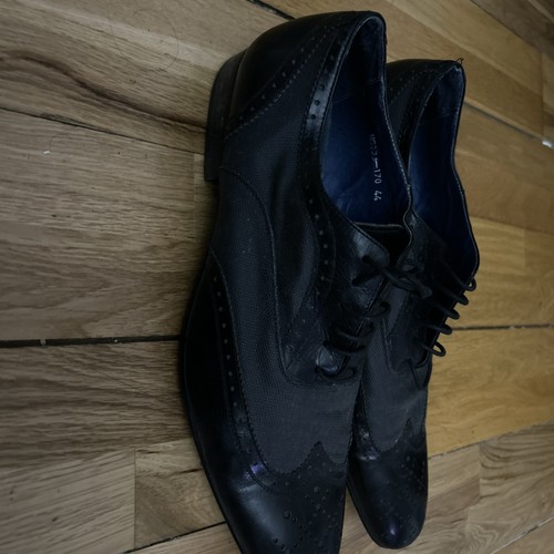 Dune black leather size - dune,