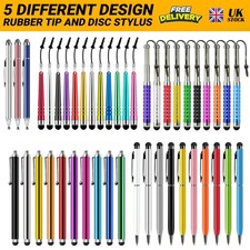 Stylus Pens Universal Touch Screen Pen Rubber Soft Disc Fiber Tip for Phone iPad