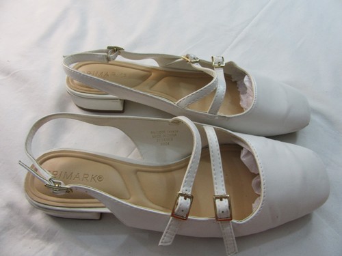 Size white faux leather - faux,