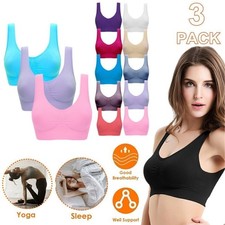 New 3 Pack Seamless Sports Bra