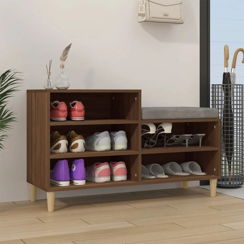 Modern wooden hallway - hallway, shoe