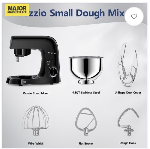 Stand mixer 1500w - 4.5l,