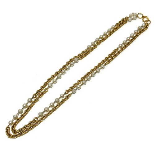 Chanel double long necklace - double,