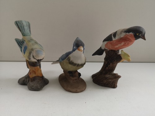 Ceramic birds blue - 3,