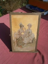 Antique Victorian 3 fold travelling mirror