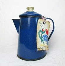 Vintage enamelware blue - vintage,
