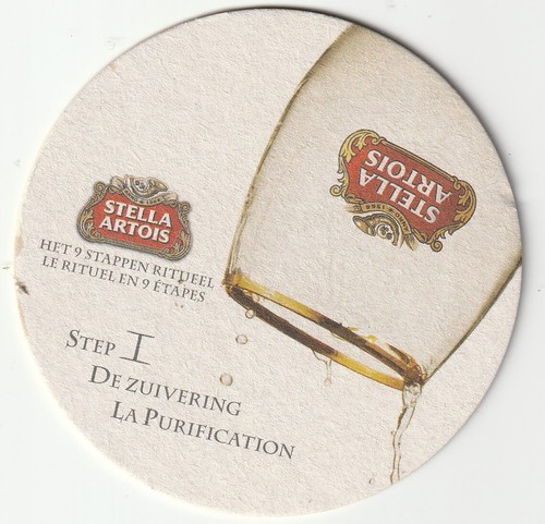 Beer mat stella artois - mat,