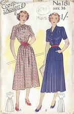 1940s Vintage Sewing Pattern