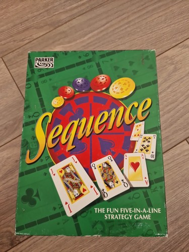 Sequence board game - board, card