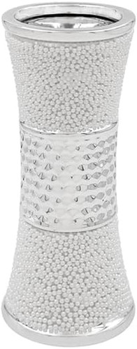 Silver chrome vase ornaments - silver,