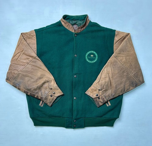 Leather varsity jacket men - varsity,