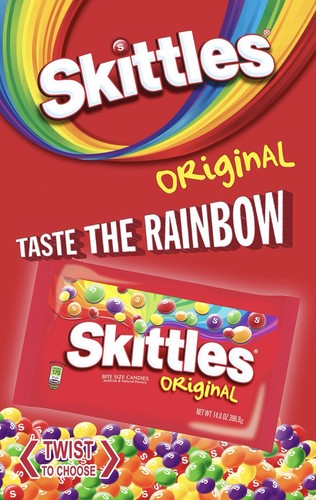 Skittles tubz sweet tubs x12 - skittles,