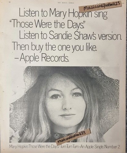 Mary hopkin those - -, the
