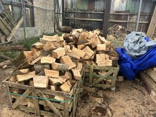 Split Logs From A WILLOW TREE