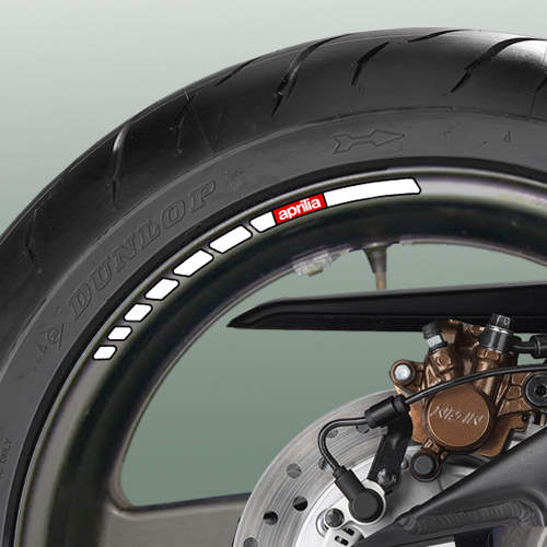 Aprilia wheel rim decals - 8,