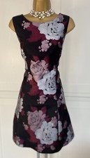 Kaliko Special Occasion UK 12/14 Fit & Flare Short Multicoloured Cocktail Dress