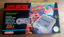 Super Nintendo Console SNES Boxed Street Fighter II PAL  In Collectors Condition