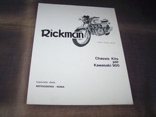 Top Rarity Beautiful Brochure Rickman Chassis Kits for Kawasaki 900 1970s!!!