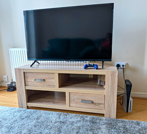 Light wood effect stand 2 - light, tv