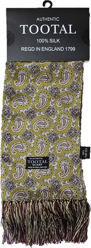 Tootal avocado paisley - avocado, print